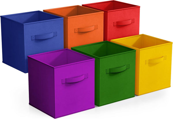 Foldable Fabric Storage Cube Box & Toy Organiser