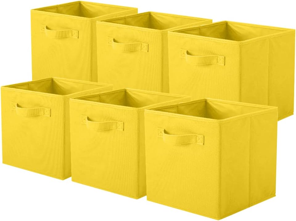 Foldable Fabric Storage Cube Box & Toy Organiser