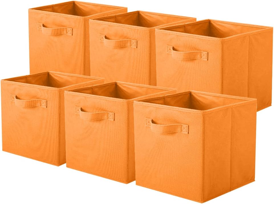 Foldable Fabric Storage Cube Box & Toy Organiser