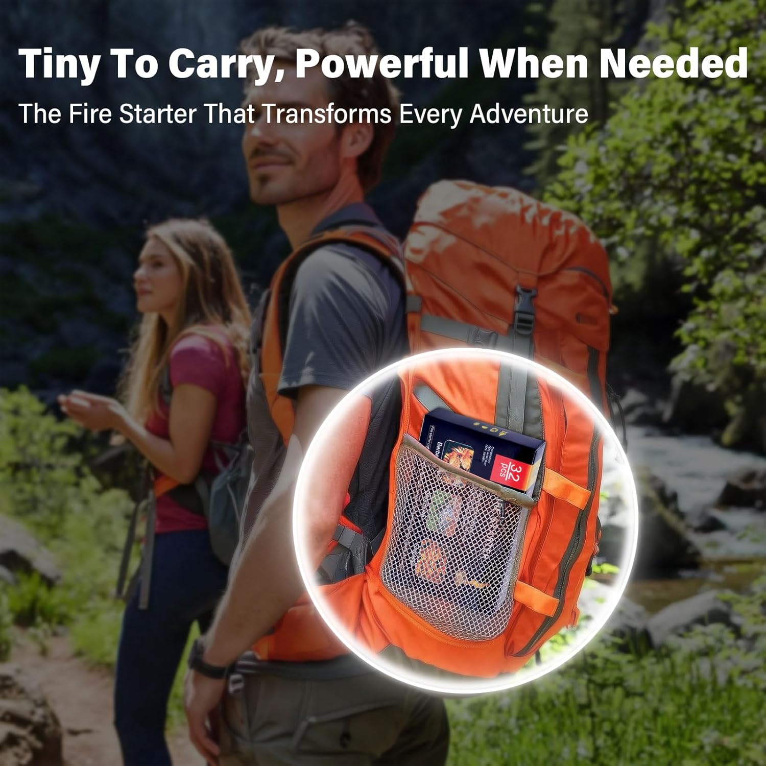 Mini Natural Fire Starters for Campfires