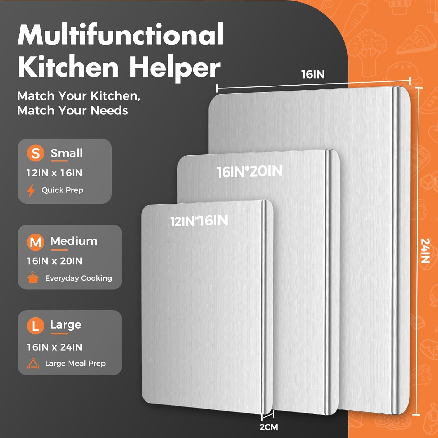 Titanium Cutting Boards for Kitchen
