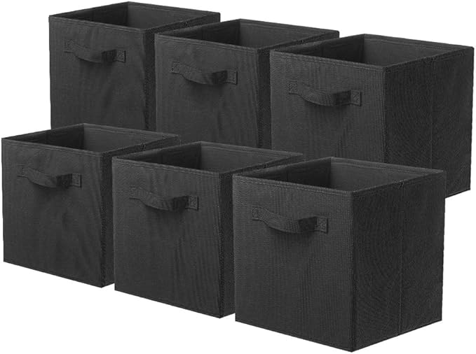 Foldable Fabric Storage Cube Box & Toy Organiser