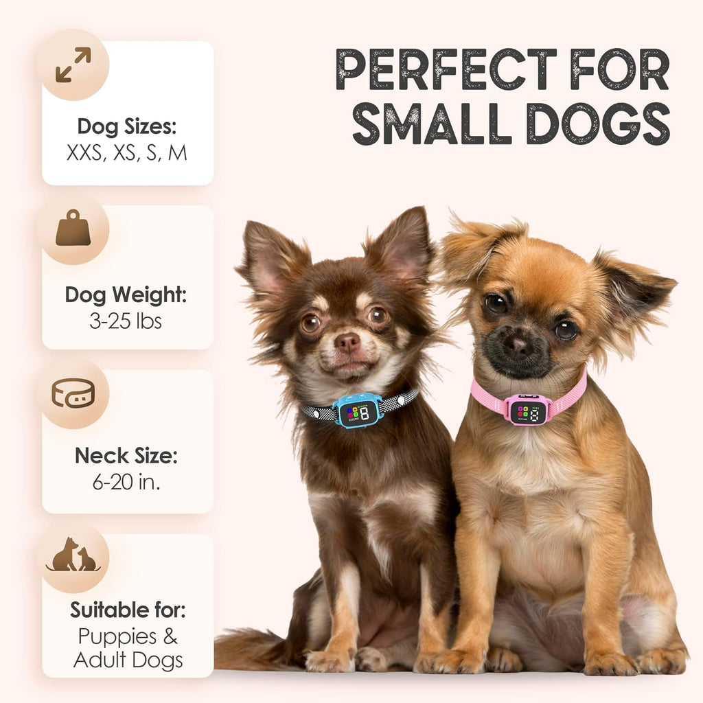 Tiny Bark Collar for Small Dogs