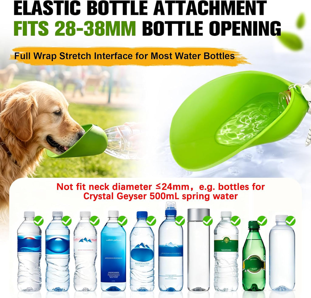 Portable Dog Water Bottle Attachment