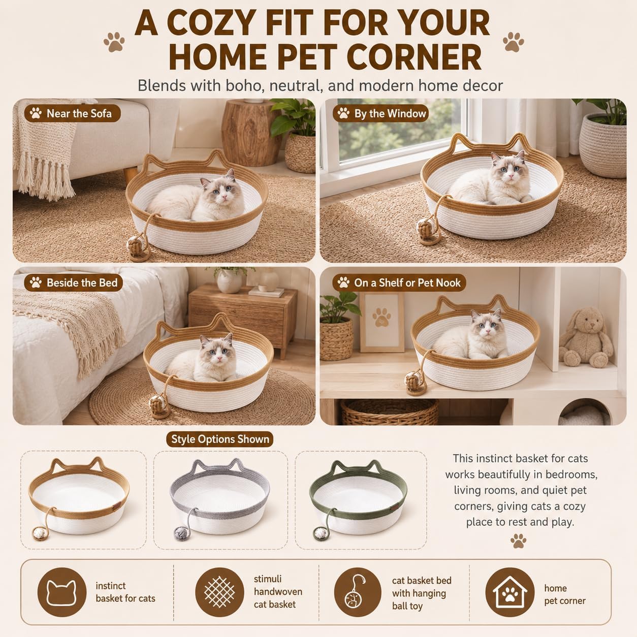 Instinct Basket for Cats