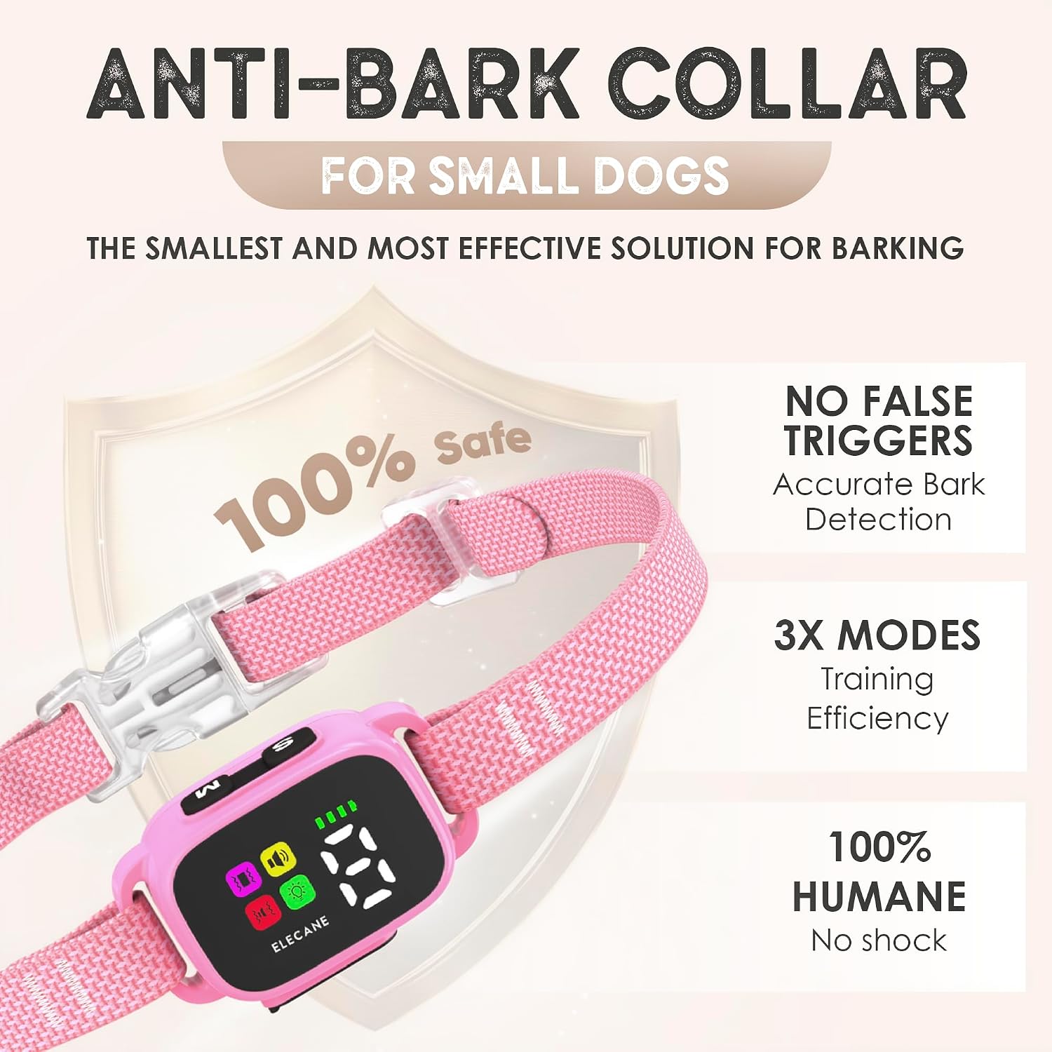 Tiny Bark Collar for Small Dogs