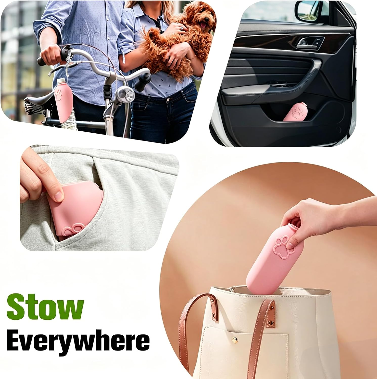 Portable Dog Water Bottle Attachment