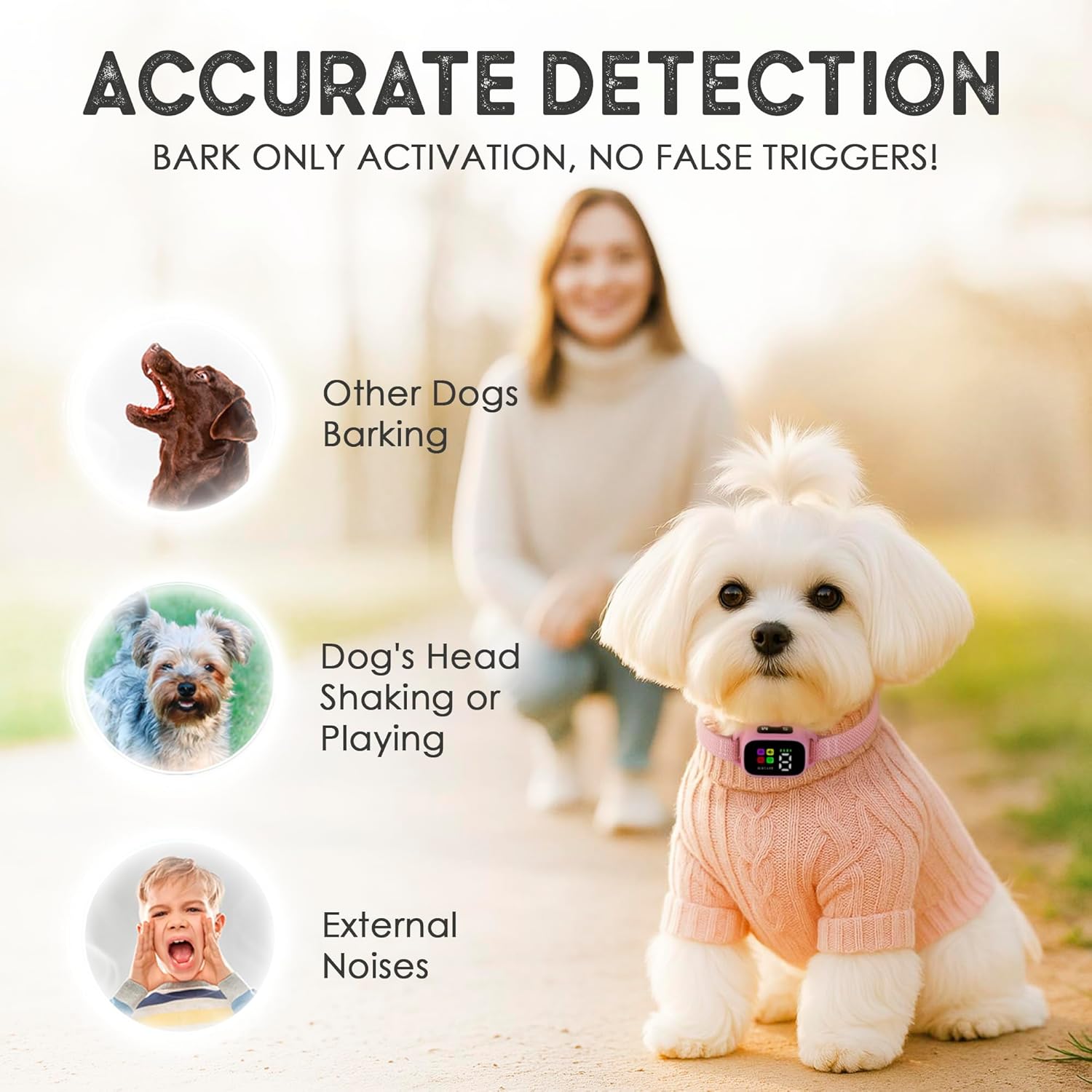 Tiny Bark Collar for Small Dogs