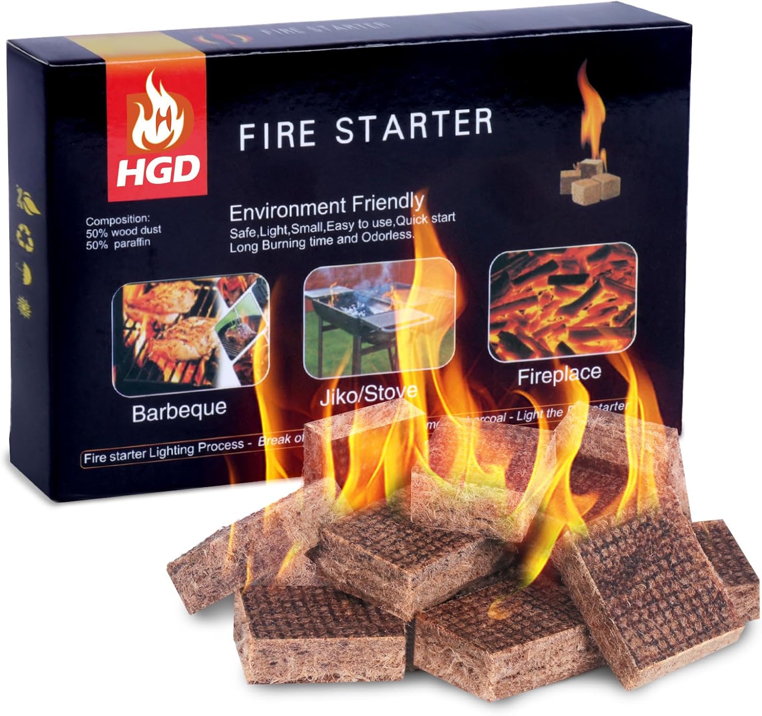 Mini Natural Fire Starters for Campfires