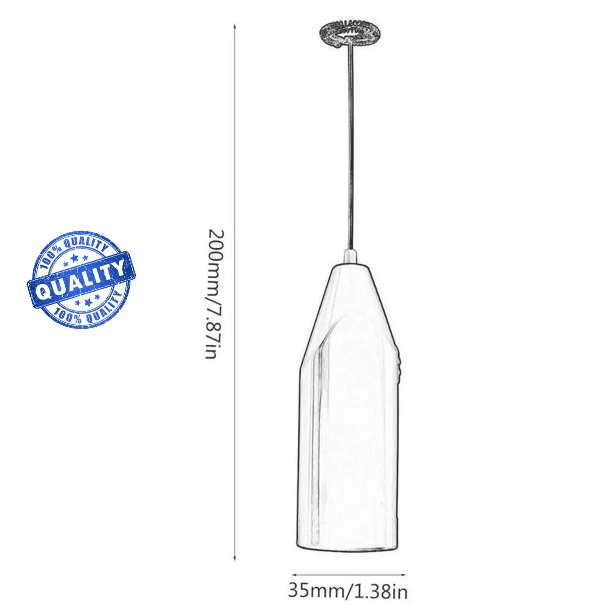 Frother Egg Beater Stirrer Drink Mixer