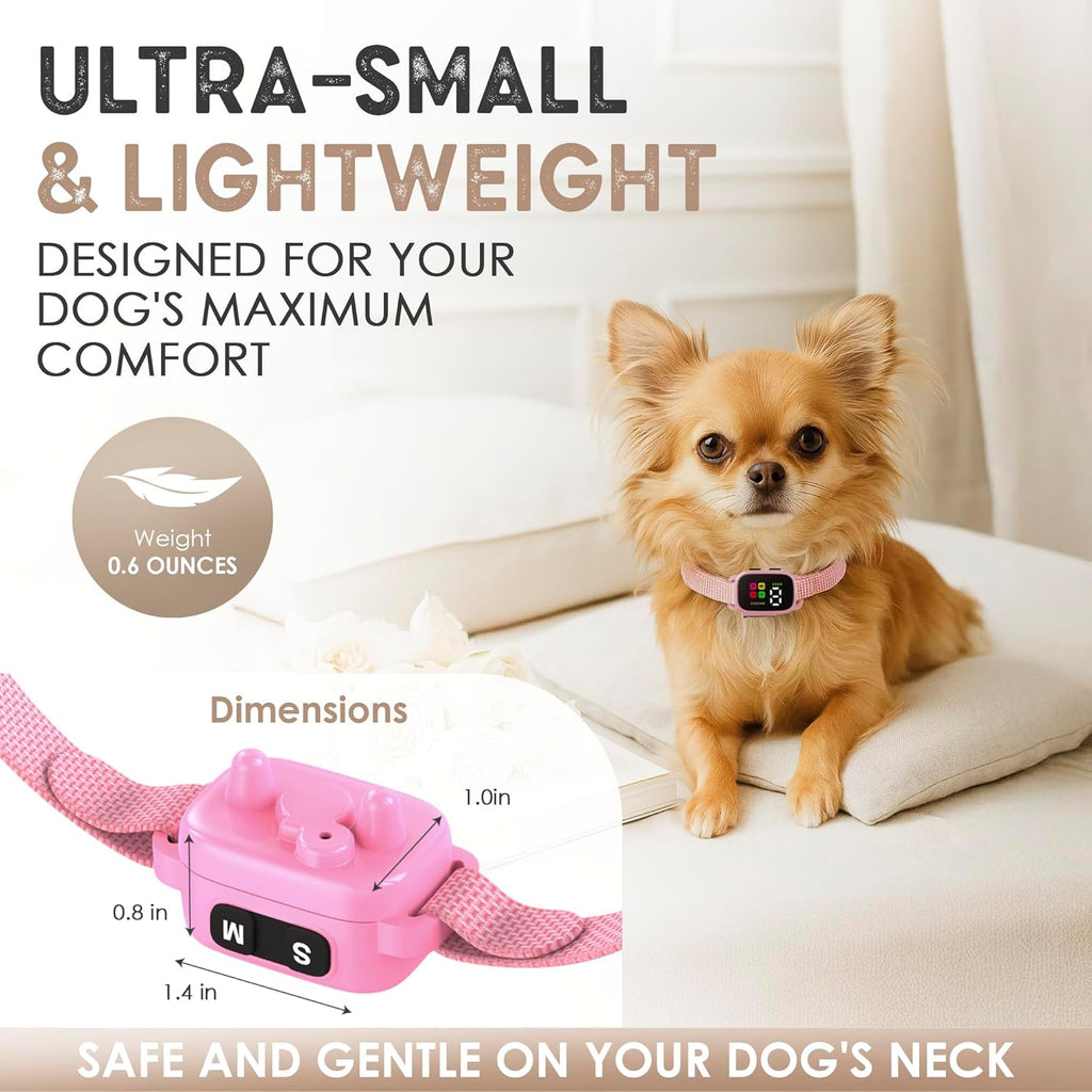 Tiny Bark Collar for Small Dogs