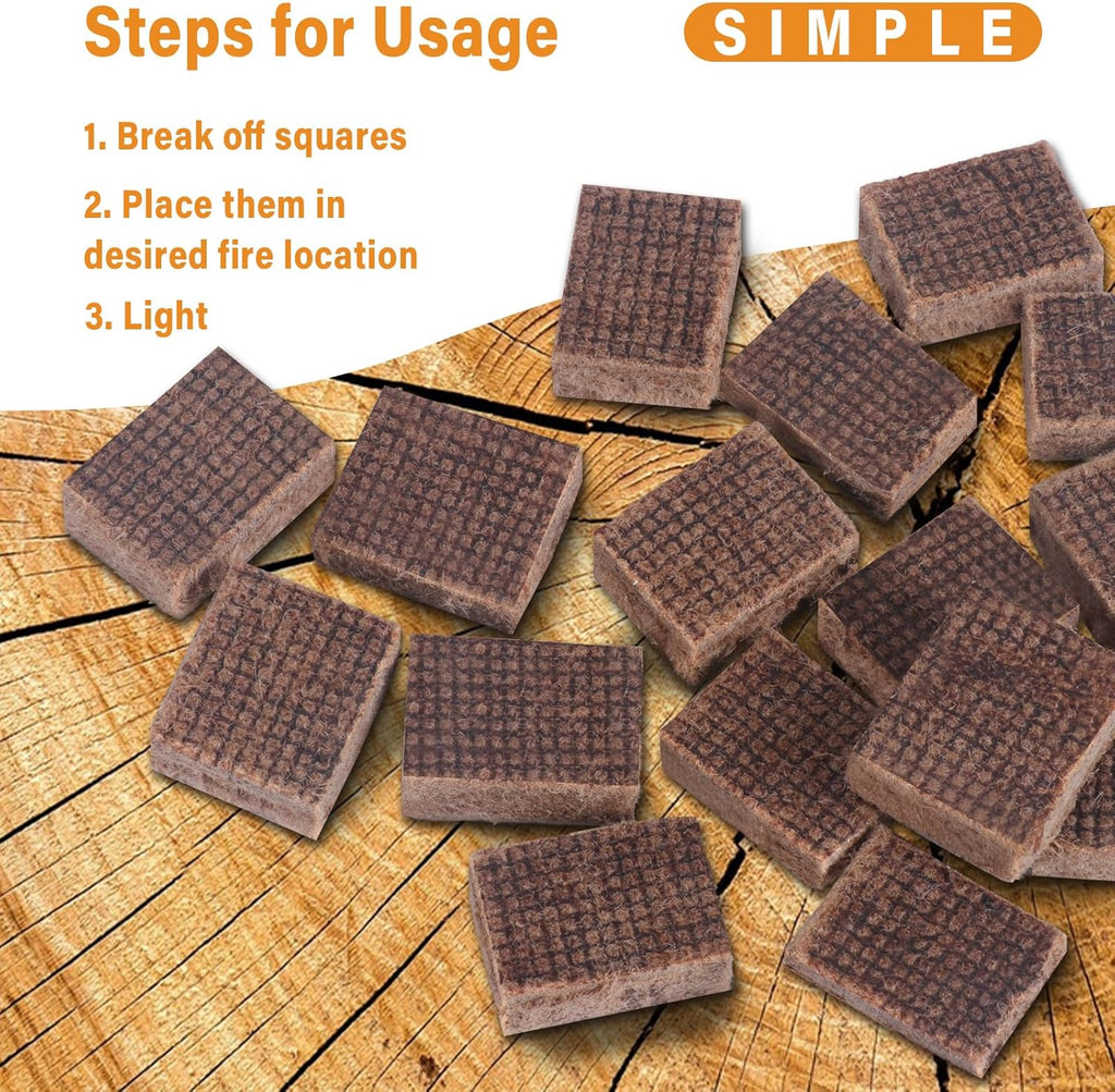 Mini Natural Fire Starters for Campfires