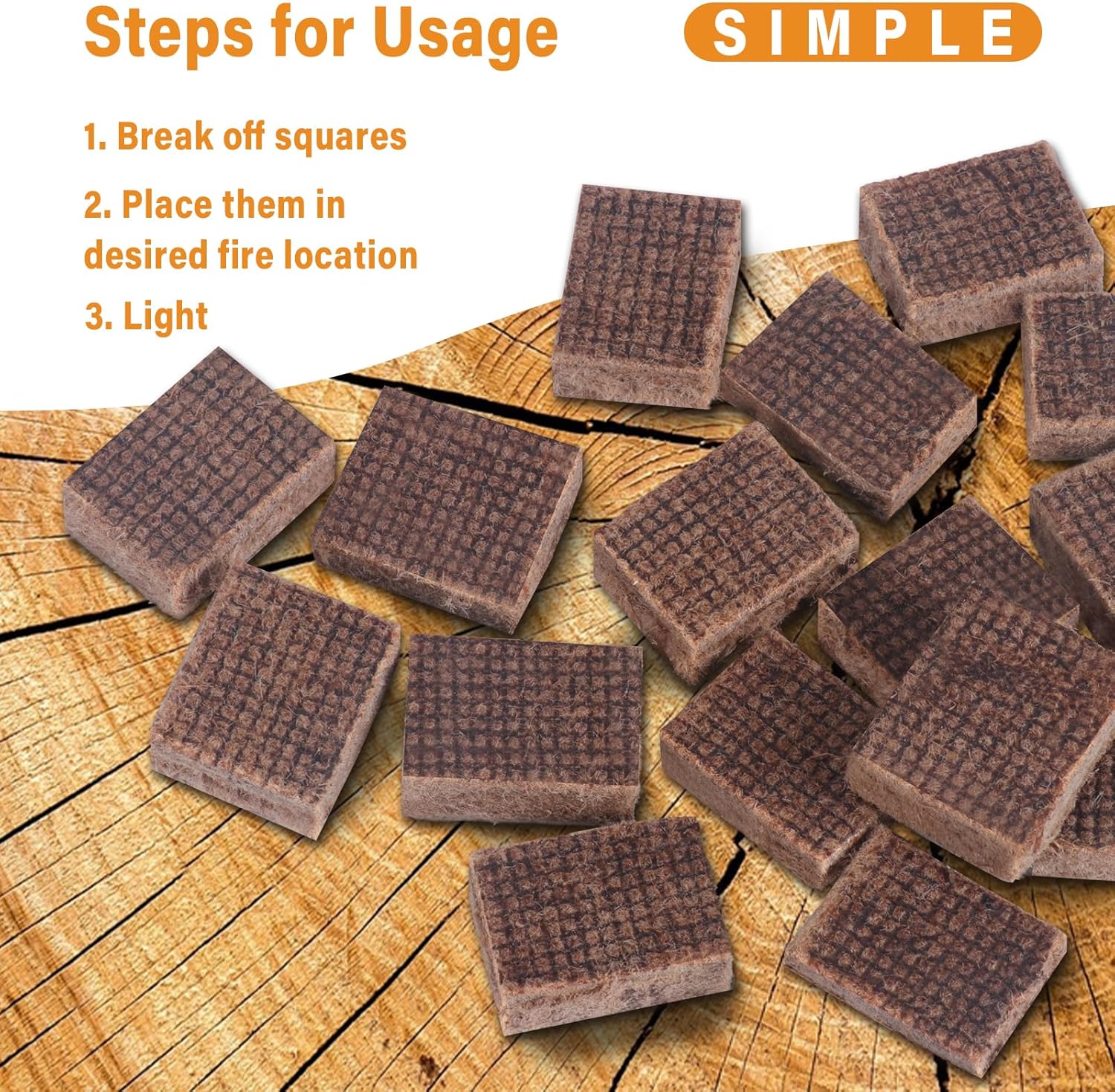 Mini Natural Fire Starters for Campfires
