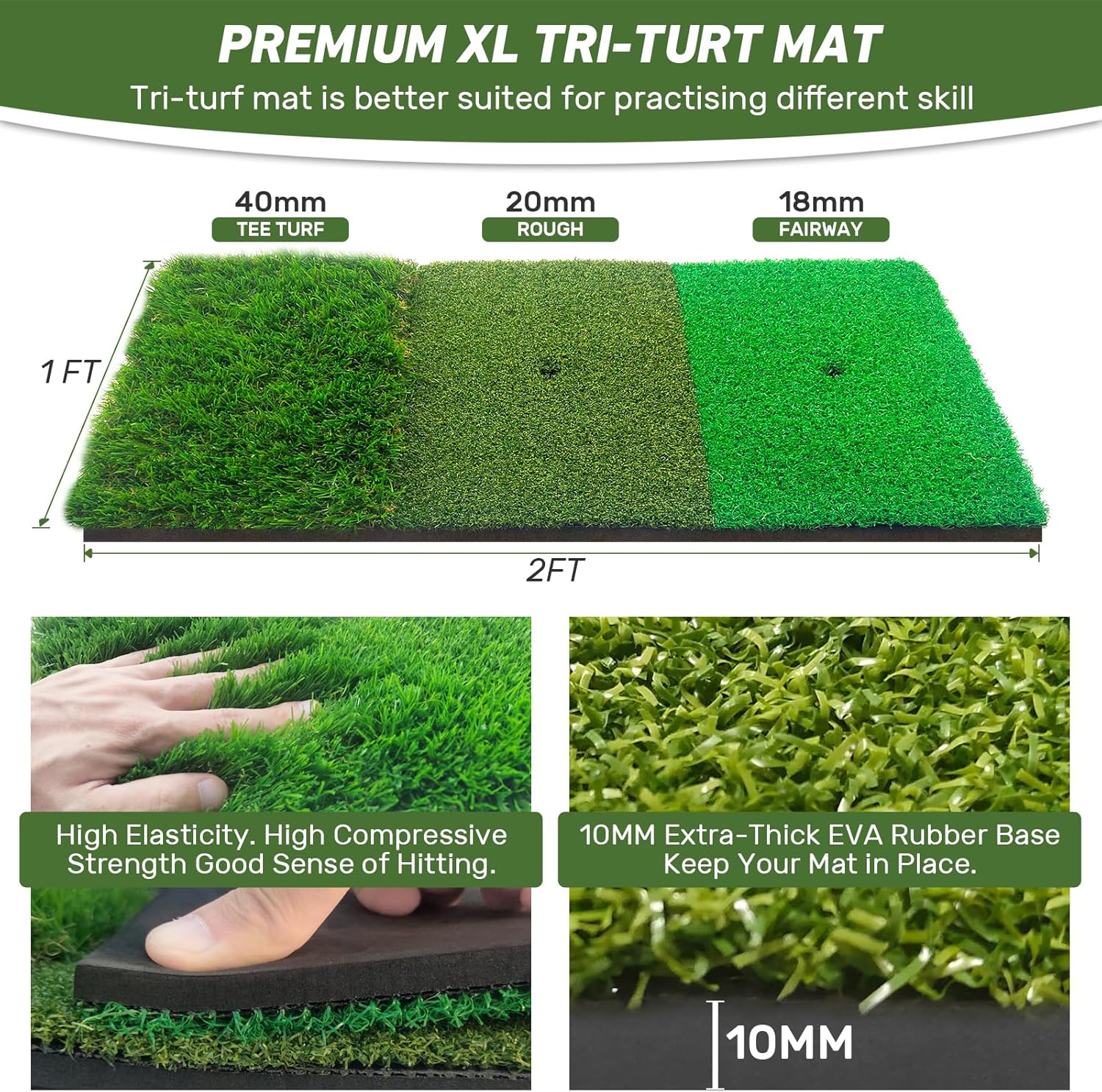 Golf Net with Practice Mat