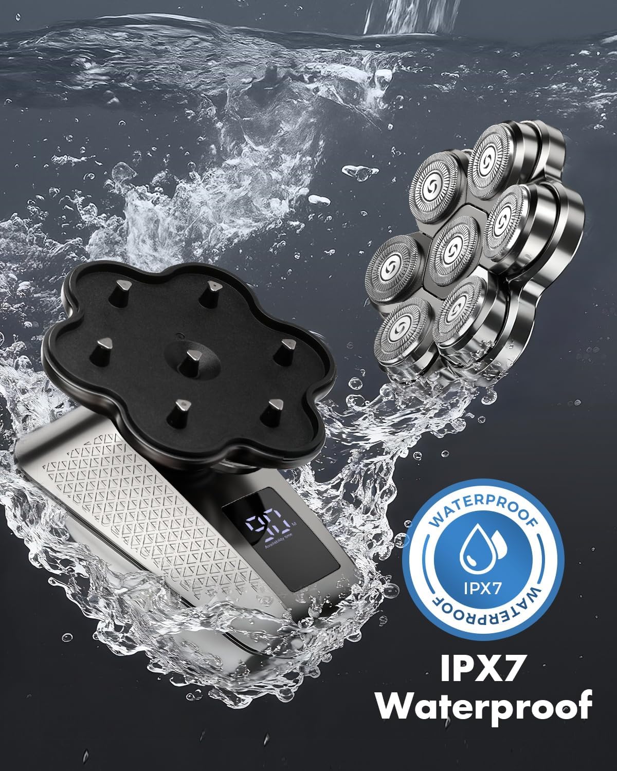 7D Electric Head Shaver