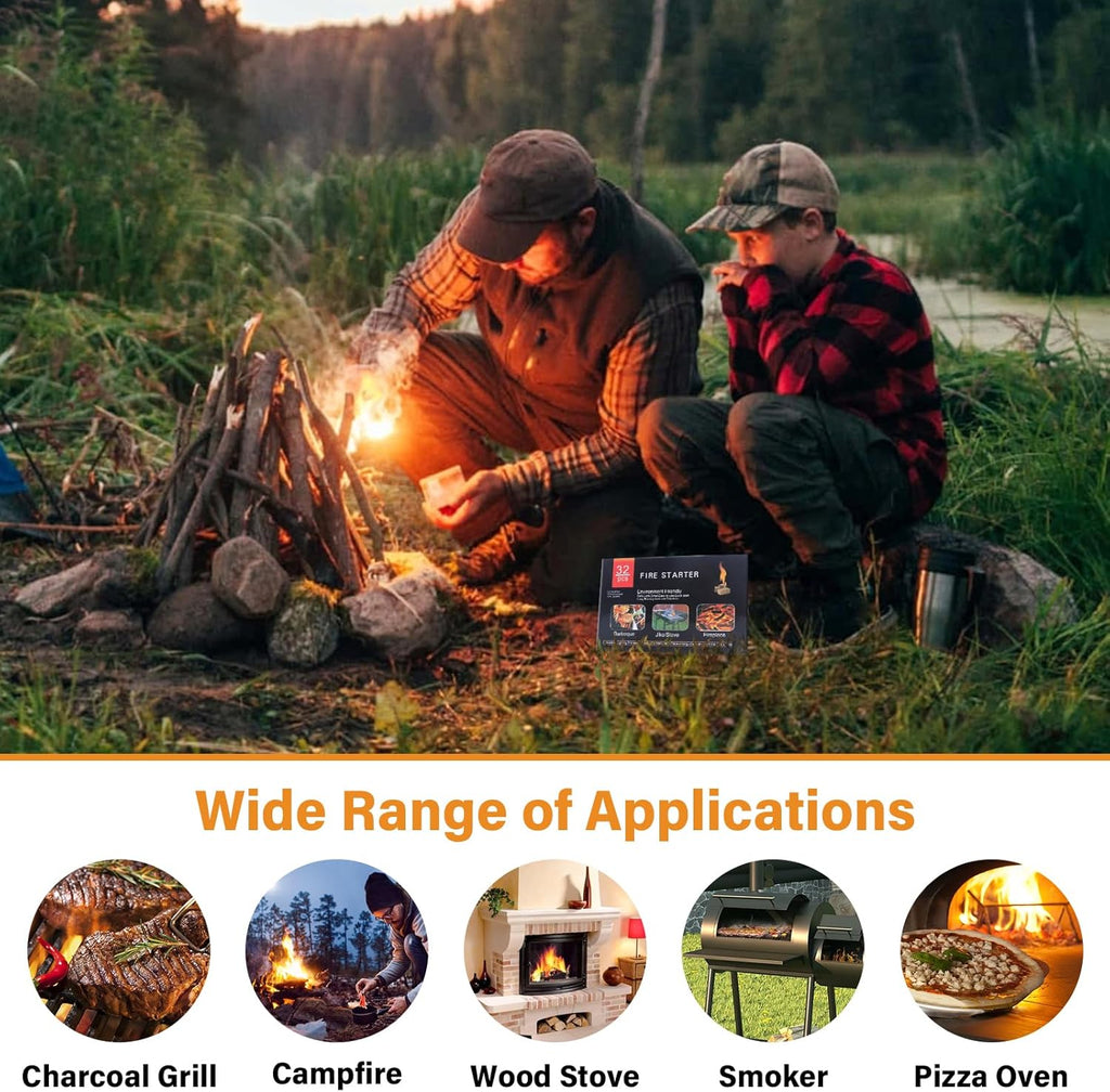Mini Natural Fire Starters for Campfires