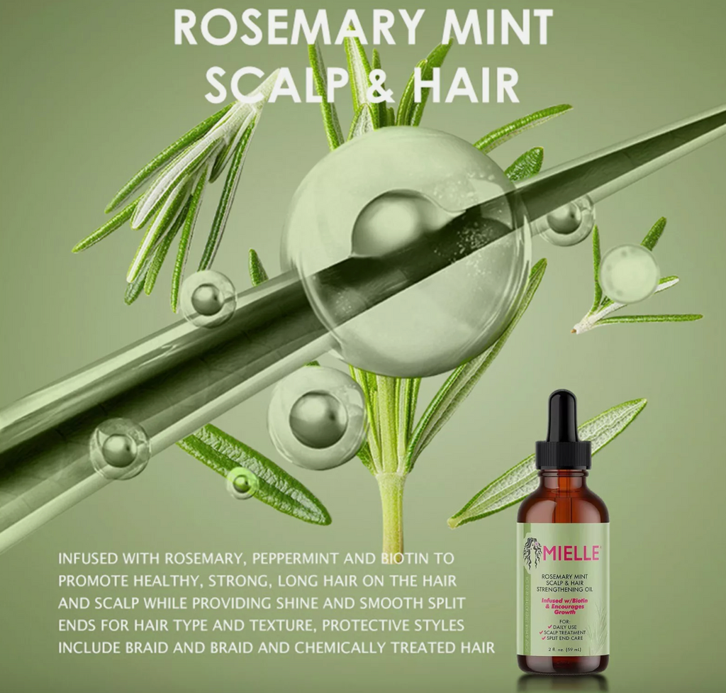 Mielle Rosemary Mint Scalp & Hair Strengthening Oil