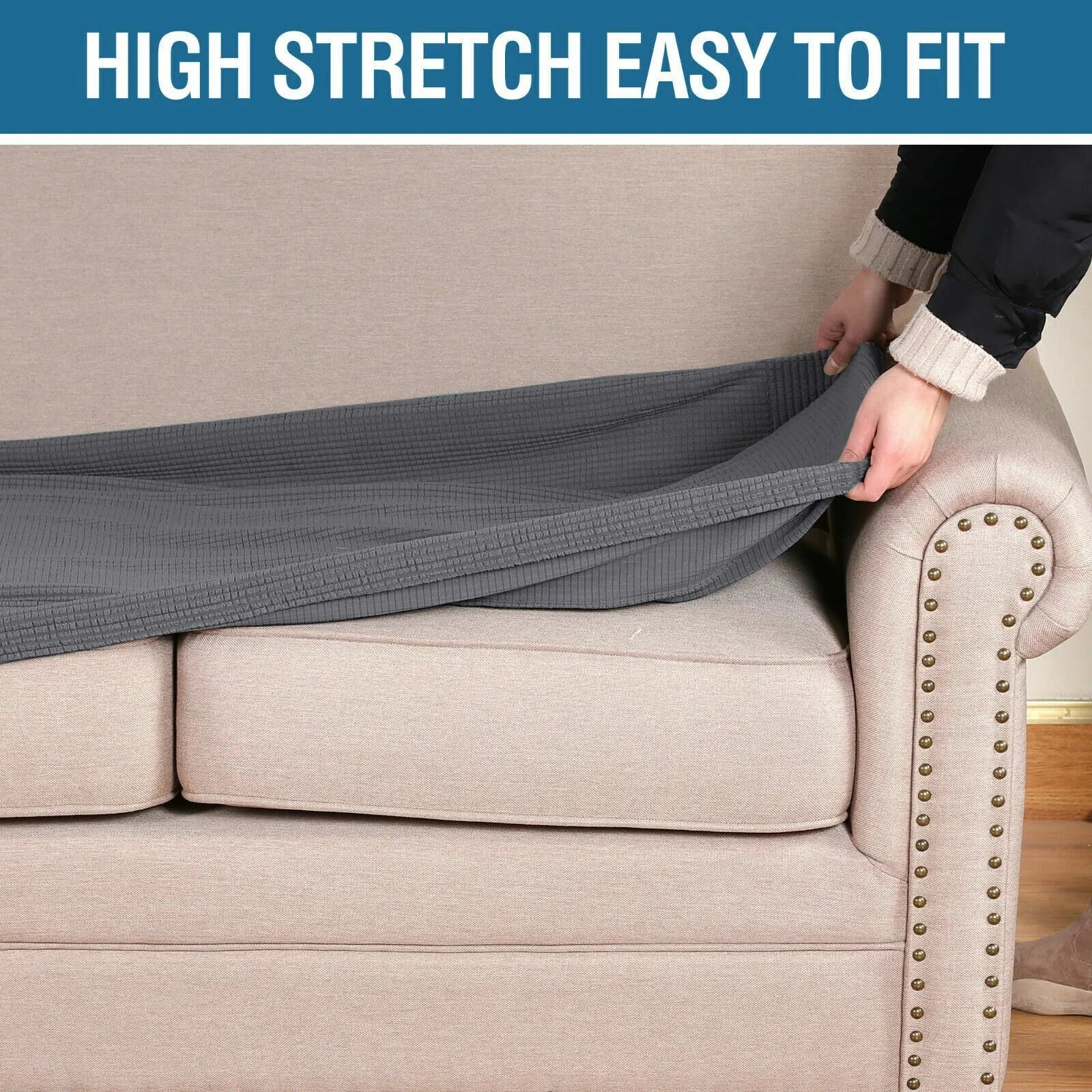 Stretch Sofa Seat Cushion Cover