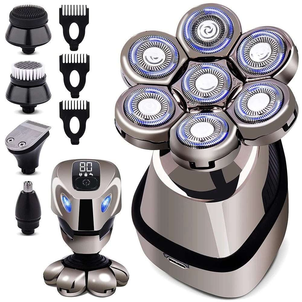 7D Electric Head Shaver