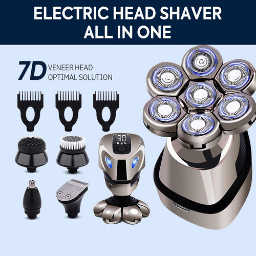 7D Electric Head Shaver