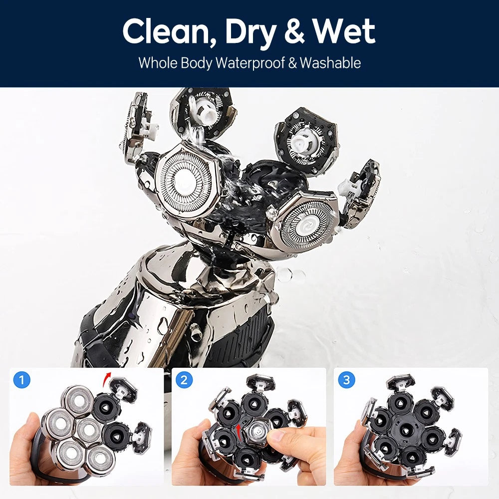 7D Electric Head Shaver