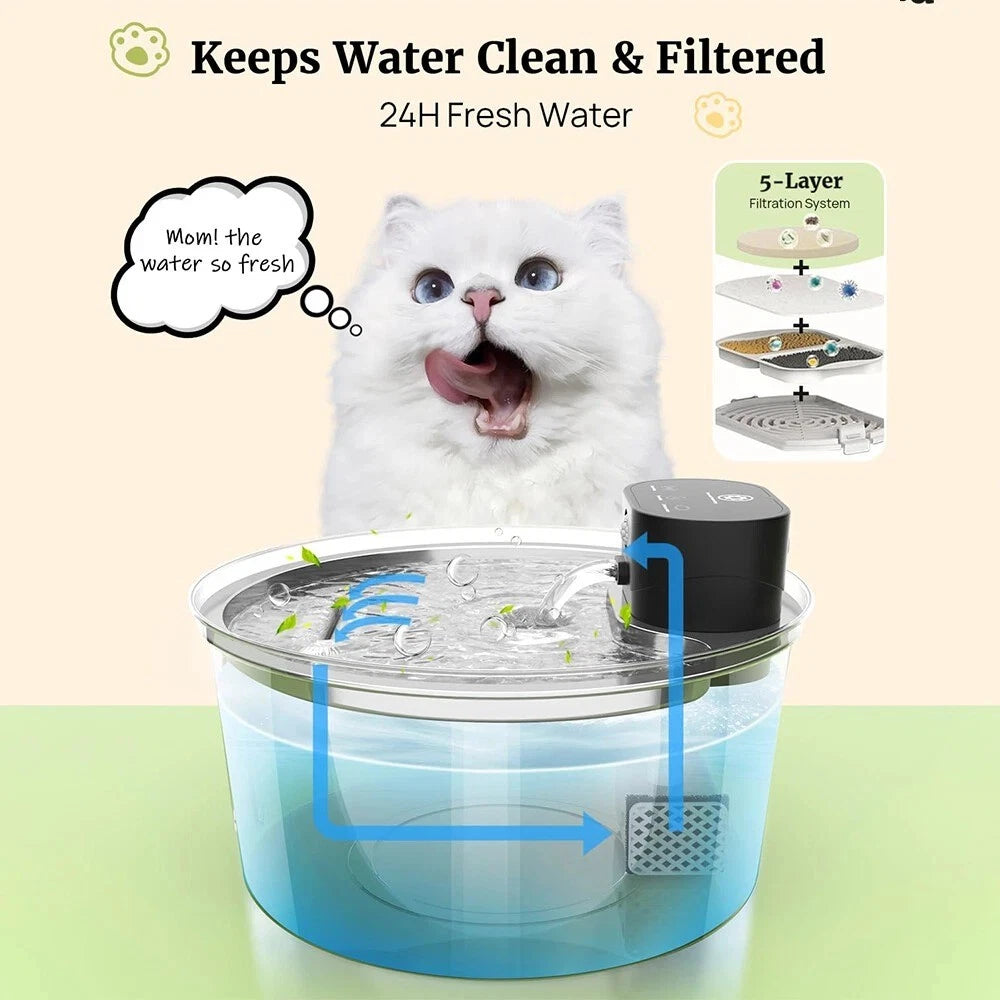 Wireless Cat Water Fountain